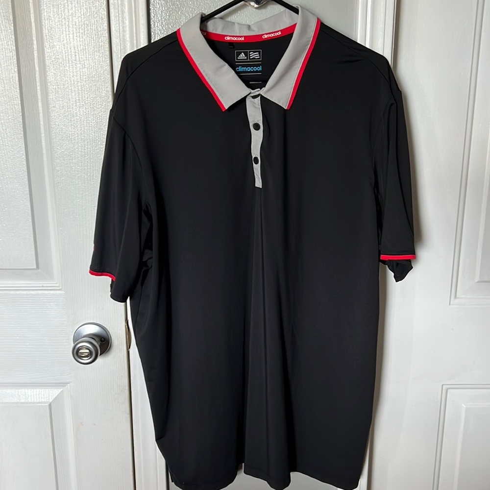 Mens Adidas Gold Polo. Size XL. Climacool.